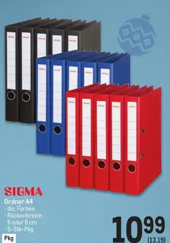 Metro SIGMA Ordner A4 Angebot