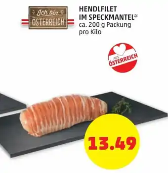PENNY Hendlfilet Im Speckmantel 200g Angebot
