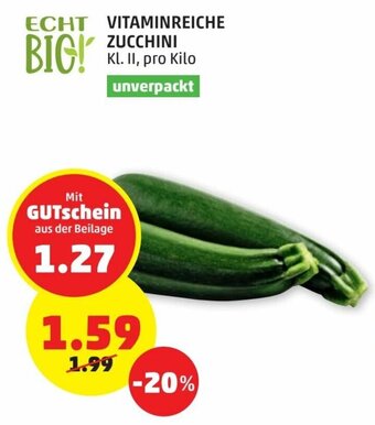 PENNY Vitaminreiche Zucchini Angebot