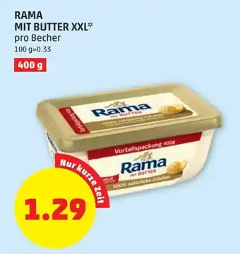 PENNY Rama Mit Butter 400g Angebot