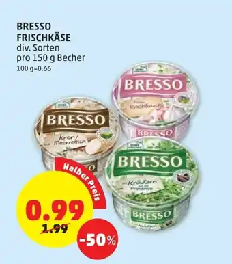 PENNY Bresso Frischkäse 150 g Angebot