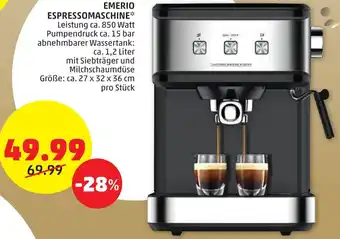 PENNY EMERIO ESPRESSOMASCHINE Angebot