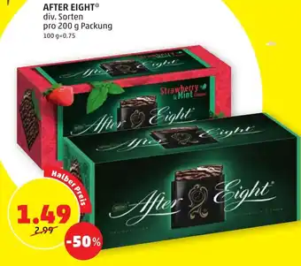 PENNY AFTER EIGHT* div. Sorten pro 200 g Packung Angebot
