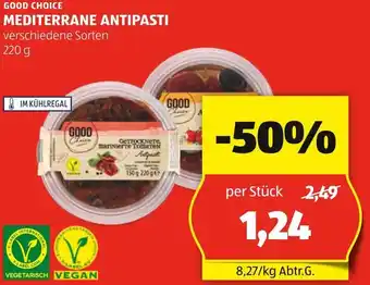 Hofer GOOD CHOICE MEDITERRANE ANTIPASTI verschiedene Sorten 220 g Angebot