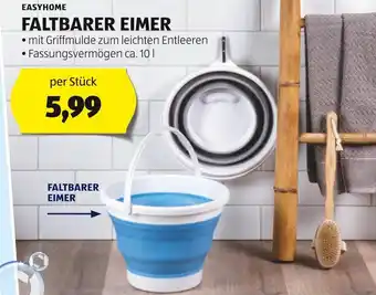 Hofer EASYHOME FALTBARER EIMER Angebot