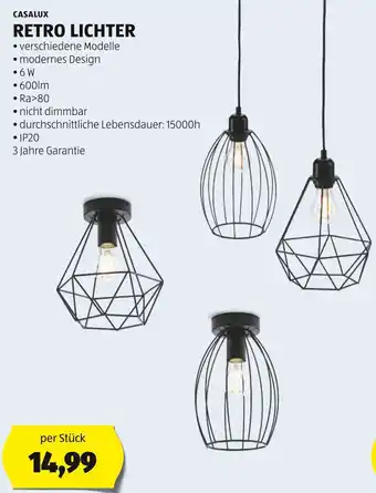 Hofer CASALUX RETRO LICHTER Angebot