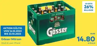 T&G Gösser Märzen 20x0.5L Angebot