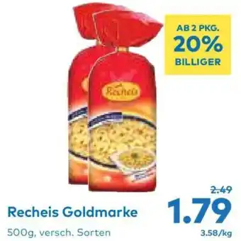T&G Recheis Goldmarke 500g Angebot