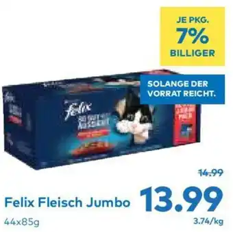 T&G Felix Fleisch Jumbo 44x85 g Angebot