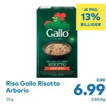 T&G Riso Gallo Risotto Arborio 2kg Angebot