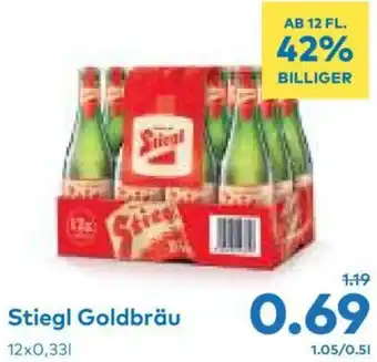T&G Stiegl Goldbräu 12x0.33L Angebot