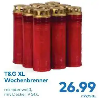 T&G T&G XL Wochenbrenner Angebot