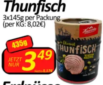 Wurstico Thunfisch 3x145g per Packung Angebot