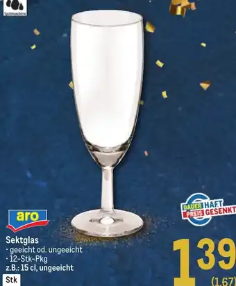 Metro Sektglas Angebot