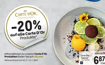 Metro Carte D'or Toppings Angebot