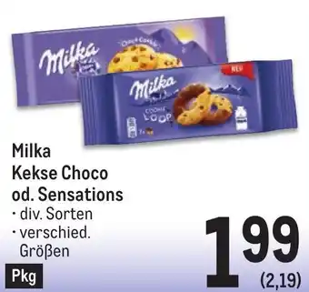 Metro Milka Kekse Choco od. Sensations Angebot