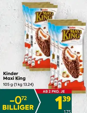 Billa Kinder Maxi King 105 g Angebot