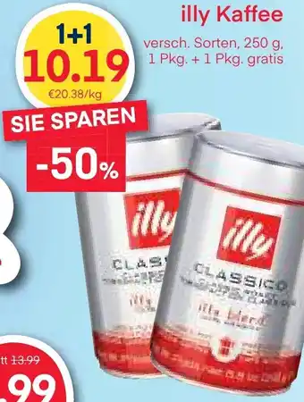 MPreis illy Kaffee Angebot