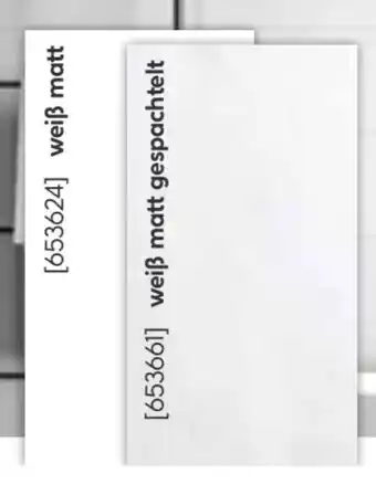 Hellweg Wandfliese white Angebot