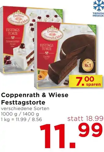 Unimarkt Coppenrath & Wiese Festtagstorte verschiedene Sorten 1000 g / 1400 g Angebot