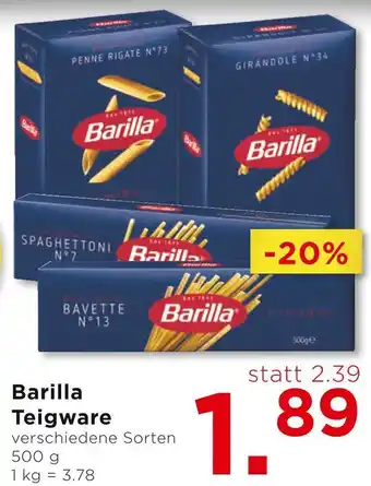 Unimarkt Barilla Teigware 500 g Angebot