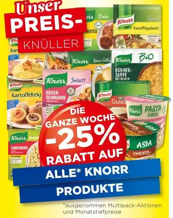 Unimarkt RABATT AUF ALLE* KNORR PRODUKTE Angebot
