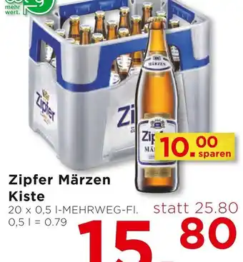 Unimarkt Zipfer Märzen Kiste 20 x 0,5 I Angebot