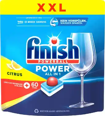 dm Finish power all in 1 geschirrspültabs citrus xxl Angebot