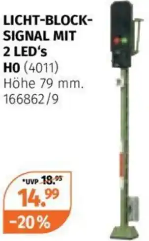 Müller LICHT-BLOCK-SIGNAL MIT 2 LED's Angebot