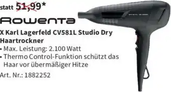 Media Markt Rowenta X Karl Lagerfeld CV581L Studio Dry Haartrockner Angebot