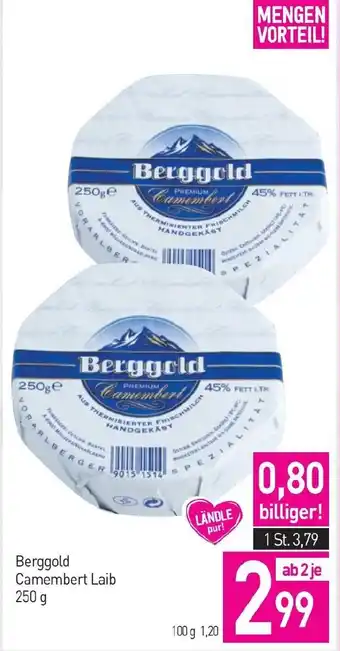 Sutterlüty Berggold Camembert Laib 250 g Angebot