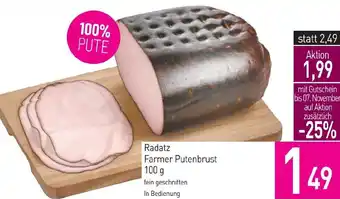 Sutterlüty Radatz Farmer Putenbrust 100 g Angebot
