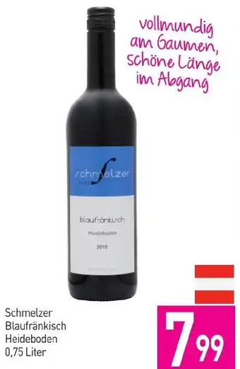 Sutterlüty Schmelzer Blaufränkisch Heideboden 0,75 Liter Angebot