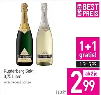 Sutterlüty Kupferberg Sekt 0,75 Liter Angebot