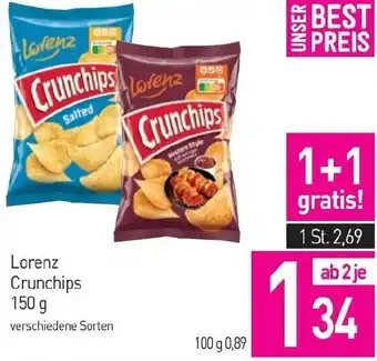 Sutterlüty Lorenz Crunchips 150 g Angebot