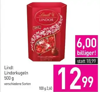 Sutterlüty Lindt Lindorkugeln 500 g Angebot