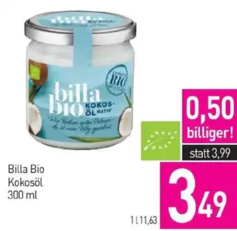 Sutterlüty Billa Bio Kokosöl 300 ml Angebot