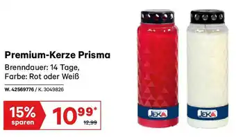 Lagerhaus Premium-Kerze Prisma Angebot