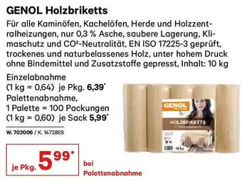 GENOL Holzbriketts