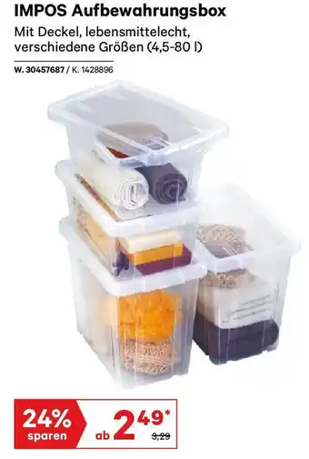Lagerhaus IMPOS Aufbewahrungsbox Angebot