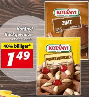 Nah&Frisch Kotányi Backgewürze Angebot
