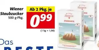 Nah&Frisch Wiener Staubzucker 500 g-Pkg. Angebot