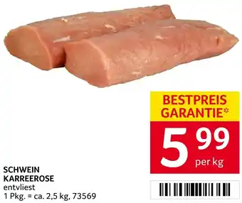 Transgourmet SCHWEIN KARREEROSE per kg Angebot