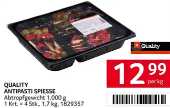Transgourmet QUALITY ANTIPASTI SPIESSE per kg Angebot