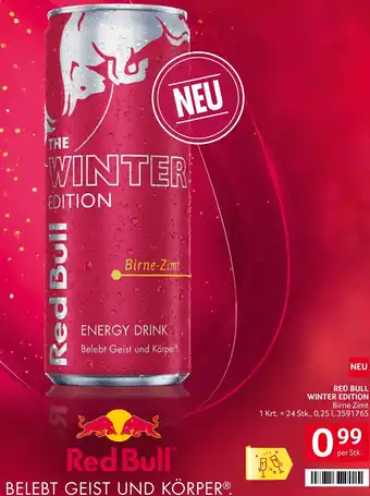Transgourmet RED BULL WINTER EDITION per Stk. Angebot
