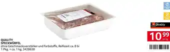 Transgourmet QUALITY SPECKWÜRFEL per kg Angebot