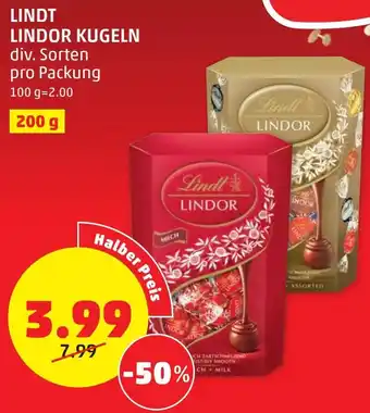PENNY LINDT LINDOR KUGELN Angebot
