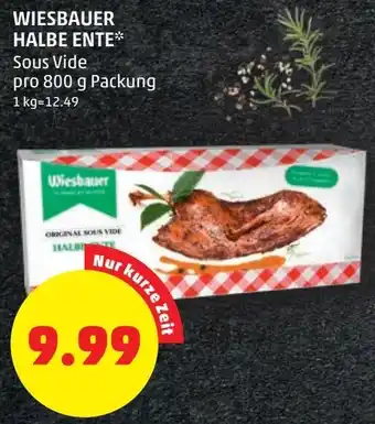 PENNY WIESBAUER HALBE ENTE Angebot