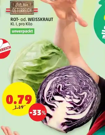 PENNY ROT- od. WEISSKRAUT Angebot
