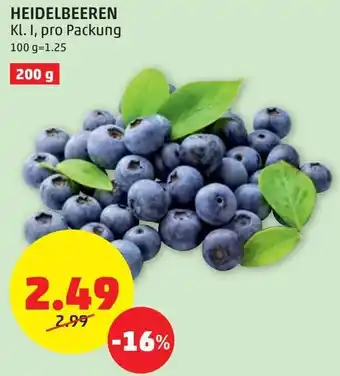 PENNY HEIDELBEEREN Angebot